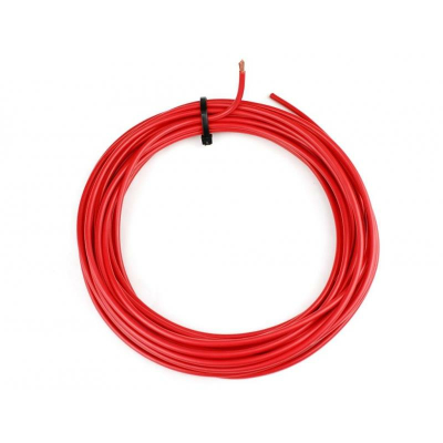 KFZ Universalkabel - H07V-K - 10mm² - Plusleitung - Rot 1 Meter
