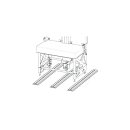 3-Punkt-Gurtbock SAF04T inkl. Erhöhung, Kopfstützen, Schienen, Montagekit