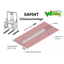 3-Punkt-Gurtbock SAF04T inkl. Erhöhung, Kopfstützen, Schienen, Montagekit