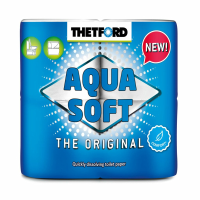 Thetford Toilettenpapier Aqua Soft 4 Rollen 2-lagig