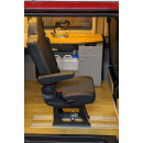 Einzelsitz Taxi universell mit Drehkonsole 290mm - für jeden Fahrzeugtyp einsetzbar