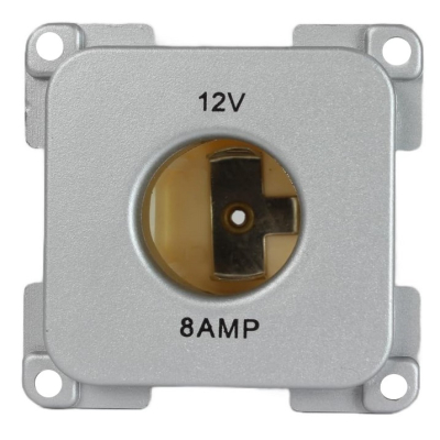 C-Line Steckdose 12V - silber (3032)