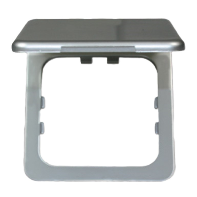 C-Line Einfachrahmen mit Klappe - silber (3056)