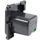 C-Line Doppel-USB Dose viereckig 1A+2.1A - anthrazit (3036)