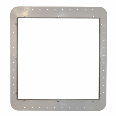 Montagerahmen für Mini Heki Dachstärke 25-42 mm - cremeweiß