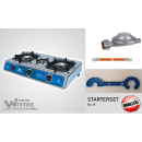 Cago Turbo Gaskocher JV-04s 3-flammig 50mbar - Komplettset