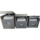 Toiletten Hocker mit Porta Potti 165 inkl. Polster blau