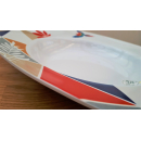 Farbenfrohes Geschirrset CLEVER VANS 12-tlg - eckig - mit Stapelbox