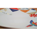 Farbenfrohes Geschirrset CLEVER VANS 12-tlg - eckig - mit Stapelbox