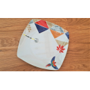 Farbenfrohes Geschirrset CLEVER VANS 12-tlg - eckig - mit Stapelbox