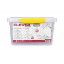 Geschirrset mit Papagei CLEVER VANS 12-tlg - rund - mit Stapelbox