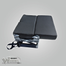 Sitzbank Schlafsitzbank FASP Divano 506 Bedienhebel rechts - grau/schwarz - mit Isofix  inkl. Erhöhungsadapter und Montageadapter