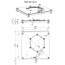 Mobiframe Drehkonsole Beifahrerseite für VW Crafter...