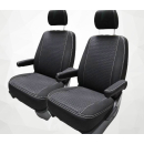 2x Sitzbezüge für VW T5, T6 inkl. Bezüge für Kopfstütze