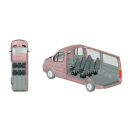 Einzelsitz Taxi universell mit Drehkonsole 230 mm - für jeden Fahrzeugtyp einsetzbar