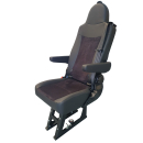Einzelsitz Taxi universell mit Sockel 290 mm, Isofix, Armlehnen - zum nachträglichen Einbau - für viele Fahrzeugmodelle