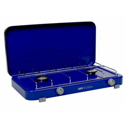 Zweiflammkocher Rumba mit ZS - 50 mbar