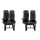 Sitzbank RAM03  für Iveco Daily - Sitzhöhe 57,90 - 2 komfortable Einzelsitze mit Längsverstellung, Armlehne, Montageadapter