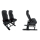 Sitzbank RAM03 für viele Fahrzeugmodelle - Sitzhöhe 67,90 cm - 2 komfortable Einzelsitze mit Längsverstellung, Armlehne, Montageadapter