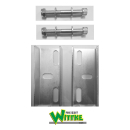 Sitzbank RAM03 für Citroen Jumper - Sitzhöhe 57,90 cm - 2 komfortable Einzelsitze mit Längsverstellung, Armlehne, Montageadapter