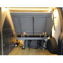 3-er SVB Schlafsitzbank EVO 3  für die VW T 5 / T 6 Fahrzeuge mit Fahrzeugboden-Anbindung (Starr- oder Klick-System) und Montageset