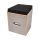 Komplettset Toiletten Hocker grau mit Toilette Porta Potti 365, Polster schwarz Stauraum Hocker und 2 Thetford Aqua Kem 2 Liter