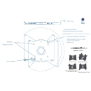 Scopema Drehkonsole Fahrerseite für Ford Transit/Tourneo/Custom V362 ab 2013/V363 ab 2014 - mit ACAFMTC Adapter - CBTO19G3C