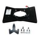 Scopema Drehkonsole Fahrerseite für Ford Transit/Tourneo/Custom V362 ab 2013/V363 ab 2014 - mit ACAFMTC Adapter für Handbremstieferlegung und AHPFTCUST Handbremsabdeckung - CBTO19G3CFM