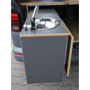 Küchenblock Vario Universell für alle Camper geeignet - mit Wasserset und Schienensystem / ausziehbar - Anthrazit
