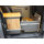 Küchenblock Vario Universell für alle Camper geeignet - Antthrazit/Eiche - mit Klapptisch