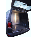 Einrichtung für Doppelkabiner-Kastenwagen - Komplettset mit Einzelsitzen, Bodenplatte, Trennwand und Montagekit - Typ MIXTO - VW T6 Transporter - KR