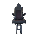 Einzelsitz Taxi universell mit Sockel 230 mm, Isofix, Armlehnen - mit Montageset - zum nachträglichen Einbau - für viele Fahrzeugmodelle