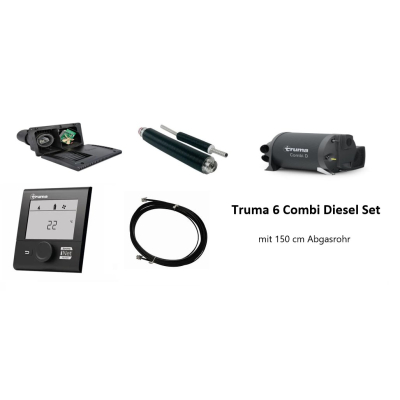 Truma 6 Combi Diesel Set mit 150 cm Abgasrohr