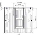 2-er Schlafsitzbank SAF42 inkl. Montageadapter mit Schienensystem und Montageset - 2 komfortable Sitzplätze - Breite  97-112cm - Sitzhöhe 47,50 - großzügige Schlaffläche - für viele Fahrzeugmodelle geeignet