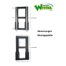 3-er Schlafsitzbank SAF43  - 3 komfortable Sitzplätze -  großzügige Schlaffläche - Breite 118, 126, 144 oder 150 cm - Sitzhöhe 47,50 cm - inkl. Montageadapter mit Schienensystem und Montageset - für viele Fahrzeugmodelle geeignet