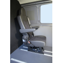 Einrichtung für Doppelkabiner-Kastenwagen - Komplettset mit Einzelsitzen, Bodenplatte, Trennwand und Montagekit - Typ MIXTO - VW T6 Transporter - KR - 1 Einzelsitz TAXI