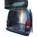 Einrichtung für Doppelkabiner-Kastenwagen - Komplettset mit Einzelsitzen, Bodenplatte, Trennwand und Montagekit - Typ MIXTO - VW T6 Transporter - KR - 2 Einzelsitze TAXI