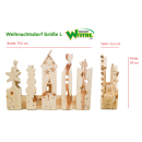 Weihnachtsdorf aus Paletten-Holz - Weihnachtsdeko aus Europaletten - Größe L