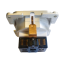 Steckdosen Set 4-teilig – 3-fach Abdeckrahmen, 12V Steckdose, USB-Dopppelsteckdose, 230V Steckdose - Silber