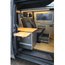 Schublade VARIO weiss, grau oder anthrazit - geeignet für eine Doppelsitzbank 2. Reihe in T5/T6