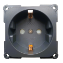 10er-Pack Steckdose 230V - C-line - Anthrazit