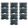 C-Line Wechselschalter 230V - anthrazit - 10er-Pack (3041)
