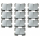 C-Line Doppelschalter 230V - silber - 10er-Pack (3042)