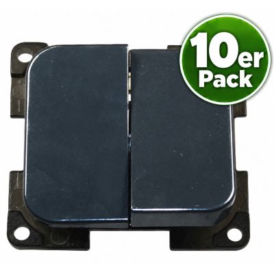 C-Line Doppelschalter 230V - anthrazit - 10er-Pack (3043)