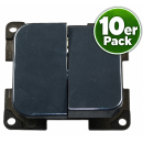 C-Line Doppelschalter 230V - anthrazit - 10er-Pack (3043)