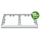 C-Line Doppelrahmen - silber - 10er Pack (3052)