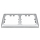 C-Line Doppelrahmen - silber - 10er Pack (3052)