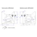 Scopema Drehkonsolen-Set Fahrer/Beifahrerseite für Renault Master XDD ab 2024 - inkl. Handbremsenadapter - CBTO26G3 / CBTO26D3