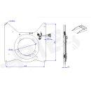 Scopema Drehkonsolen-Set Fahrer/Beifahrerseite für Renault Master XDD ab 2024 - inkl. Handbremsenadapter - CBTO26G3 / CBTO26D3