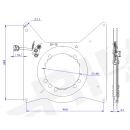 Scopema Drehkonsolen-Set Fahrer/Beifahrerseite für Renault Master XDD ab 2024 - inkl. Handbremsenadapter - CBTO26G3 / CBTO26D3